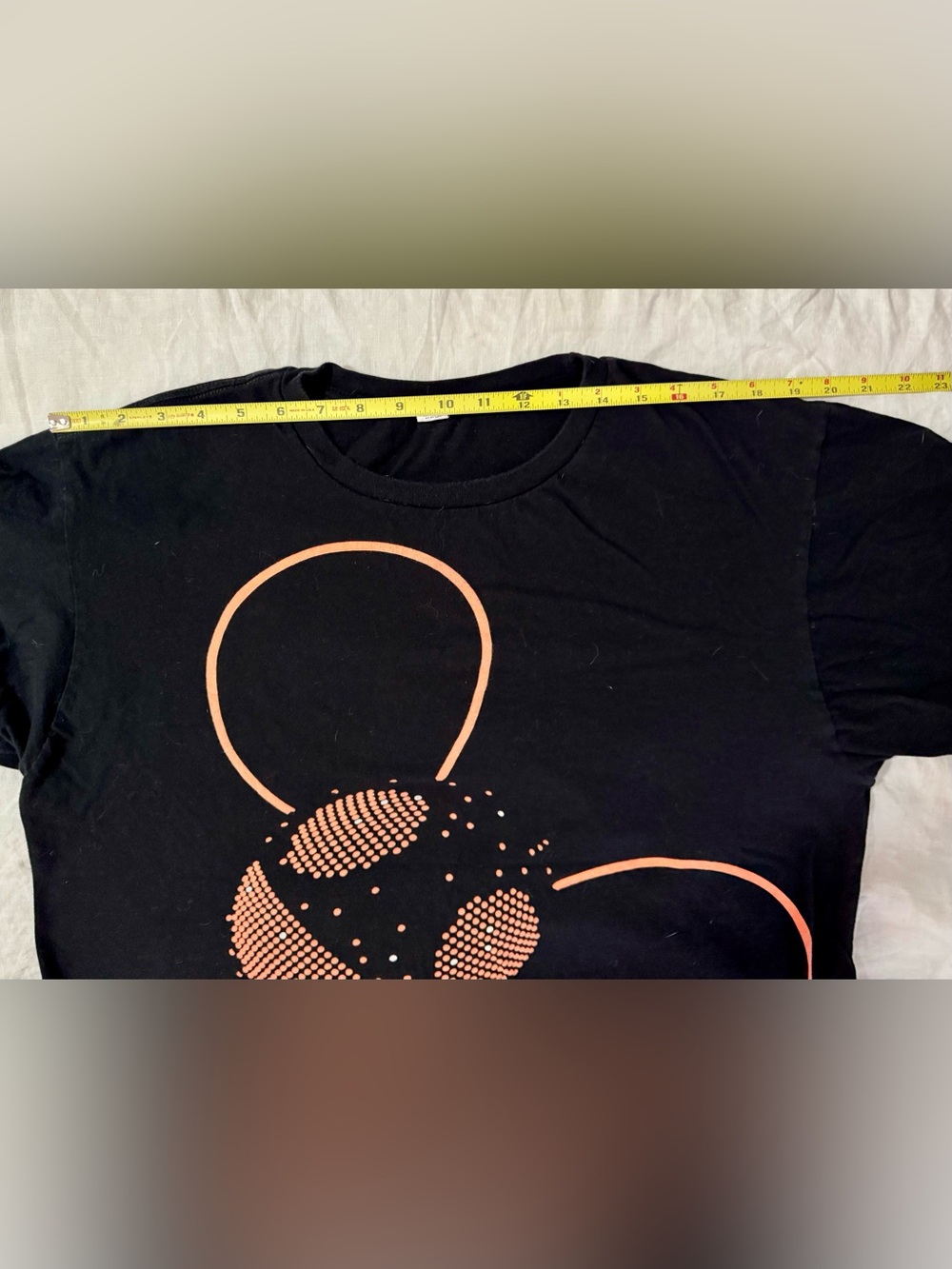 Anvil Deadmau5 Black & Orange Graphic T-Shirt XL Unisex - Picture 5 of 8